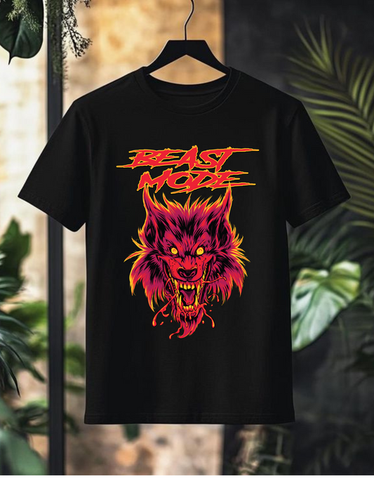 BEAST MODE T SHIRT | STREETWEAR T SHIRT | WOLF T SHIRT